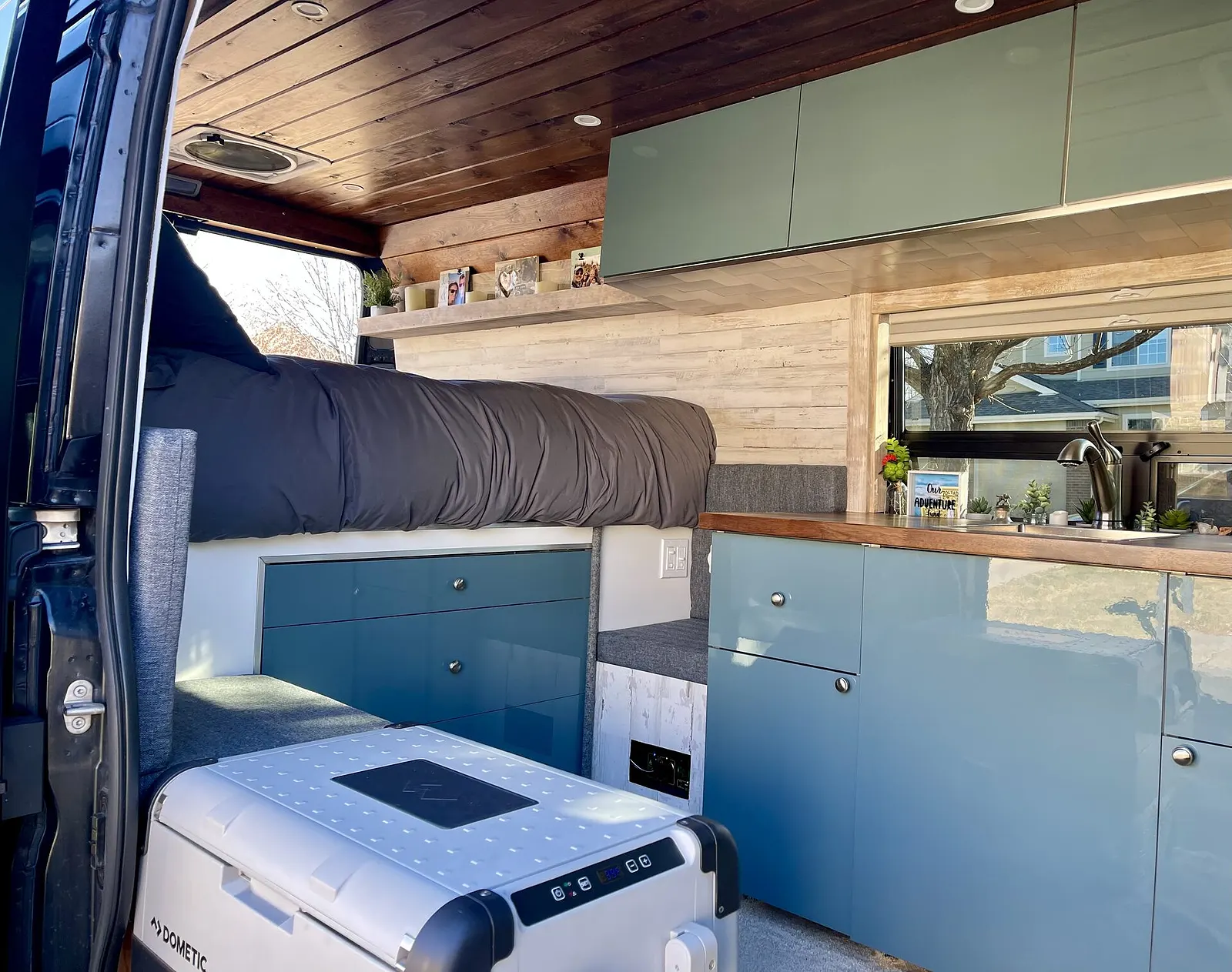 Inside our ProMaster 2500, the actual setup we test from